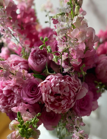 Peony and Rose Blossom