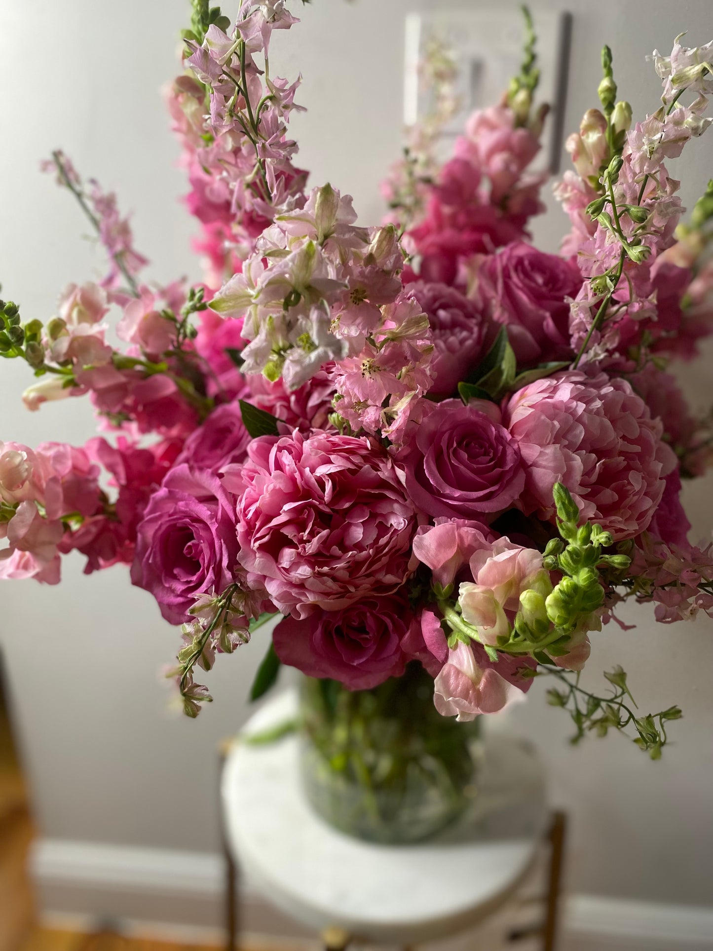 Peony and Rose Blossom